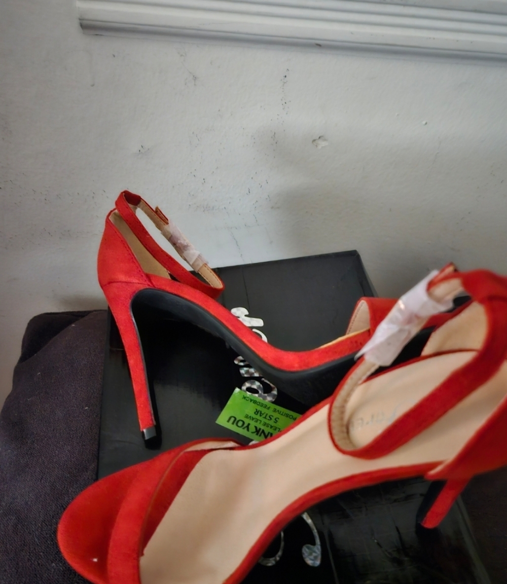 Forever 21 Vibrant Red Heels